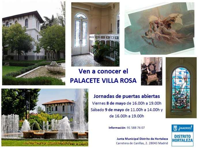 Jornada puertas abiertas Palacete de Villa Rosa, mayo 2015